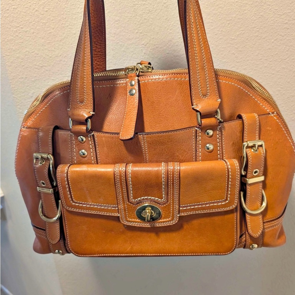 Coach Legacy Hamptons Miranda Satchel 11085 - Picture 2 of 8